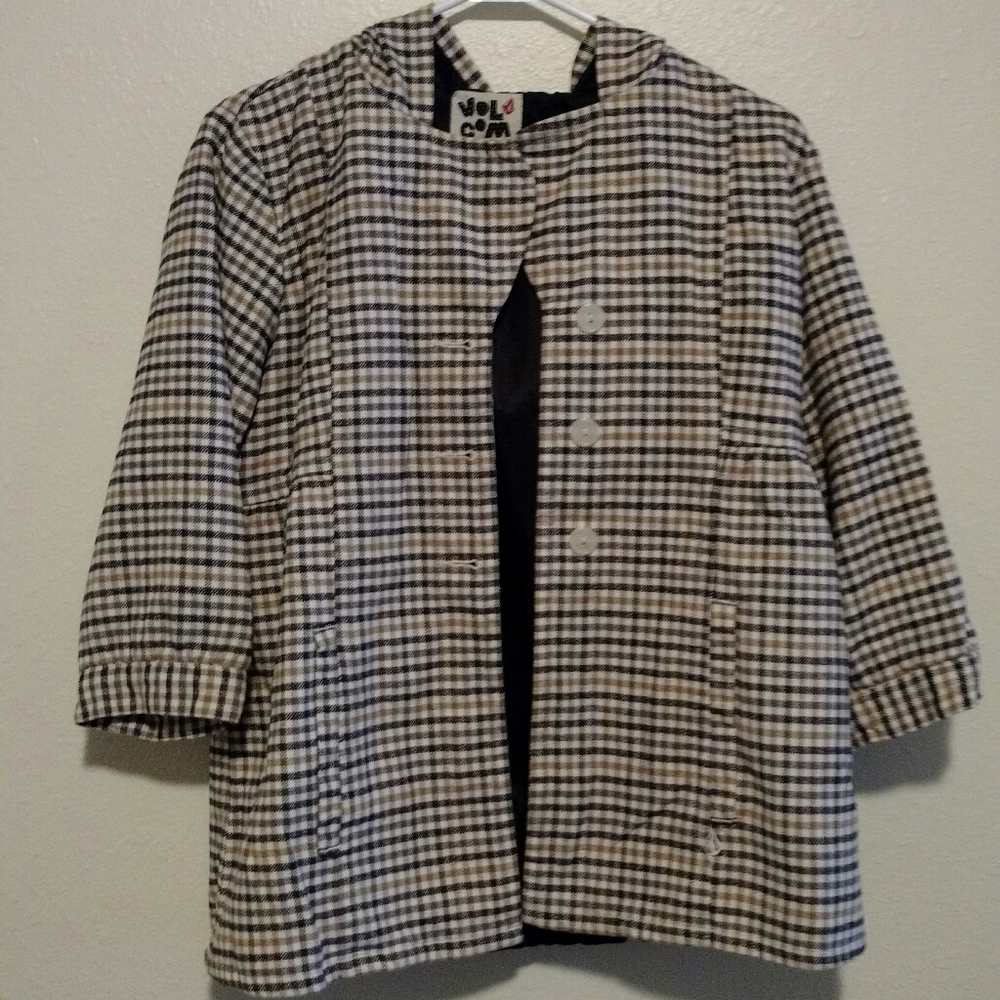 Volcom Jacket 3/4 Sleeve w/ Hood